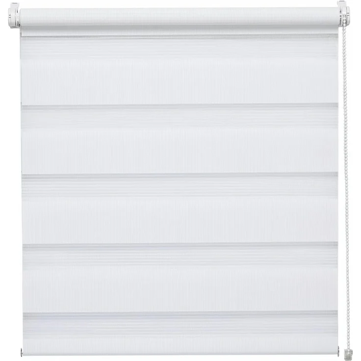 Seitenzugrollo Duo Klemmrollo Easyfix, my home, Lichtschutz, ohne Bohren, freihängend, Klemmfix, halbtransparent, vormontiert auf Montageschiene – Bild 1
