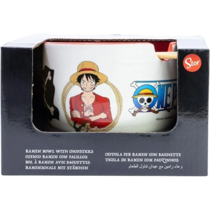 One Piece Ramen Schüssel 2515 ml mit Stäbchen Geschenkbox – Bild 4