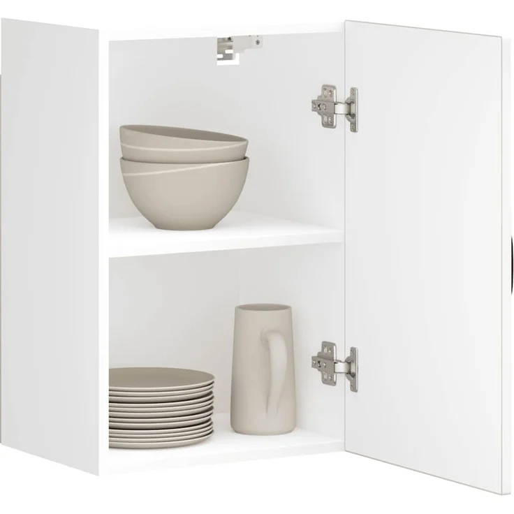 vidaXL Küchen-Hängeschrank Kalmar Hochglanz-Weiß Holzwerkstoff 853549 – Bild 4