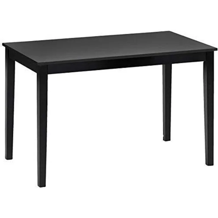 Julian Bowen Hudson Esstisch, schwarz, Height: 76, Width: 114, Depth: 65cm