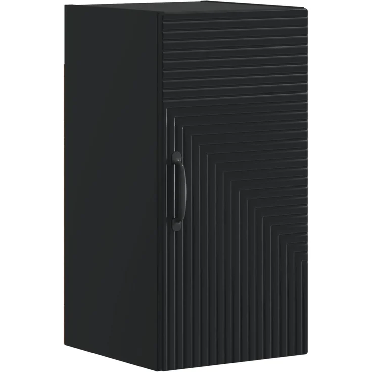 vidaXL 3-teiliges Badezimmer-Schranksystem HAARLEM Schwarz 3417775 – Bild 4