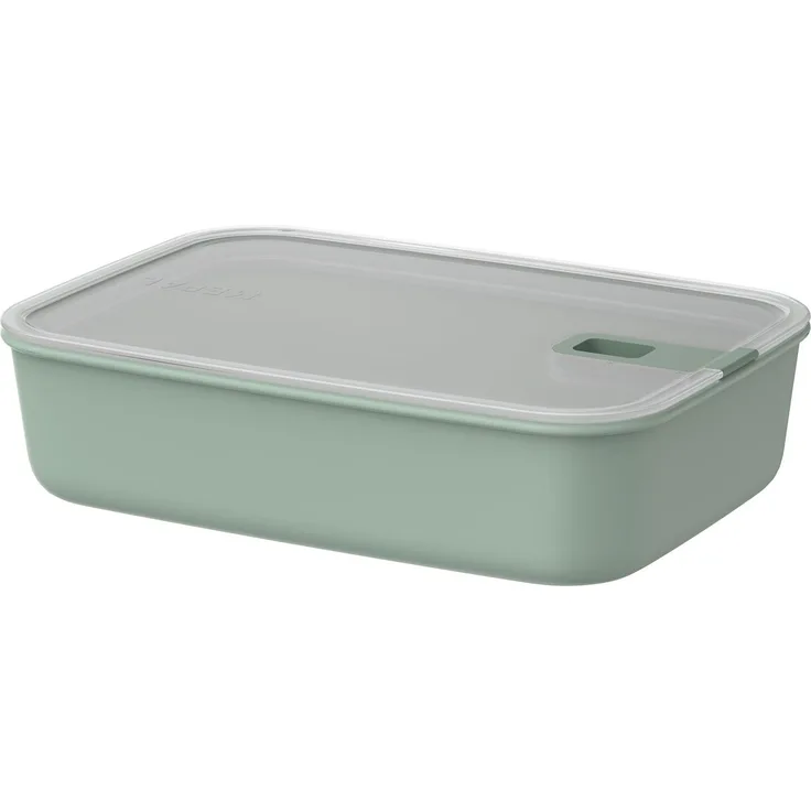 Mepal - Frischhaltdosen EasyClip - Schüssel mit Deckel und Schiebeverschluss - Geeignet für Mikrowelle, Dampfgarer, Kühl- und Gefrierschrank - Luftdicht und auslaufsicher - 2,25 l - Nordic sage