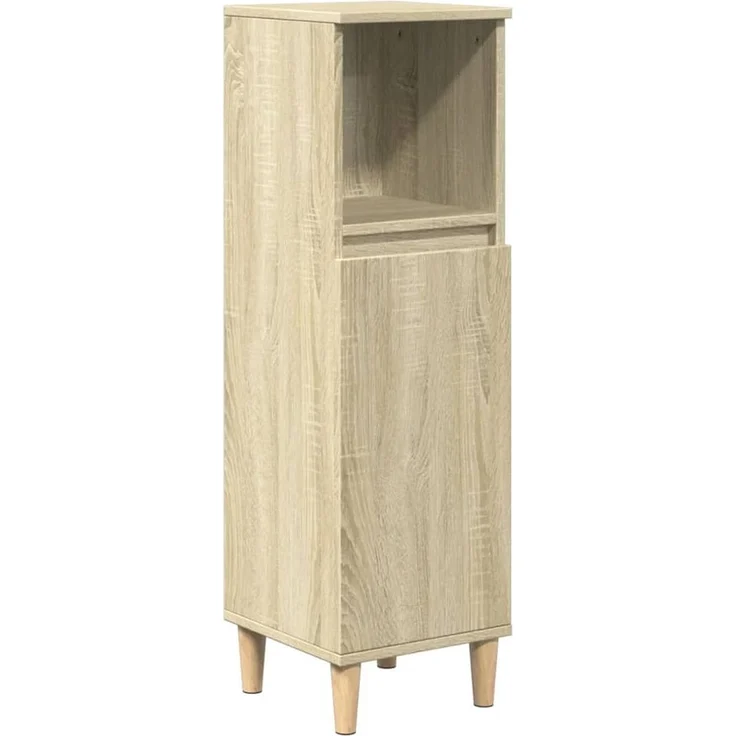 vidaXL 3-tlg. Badmöbel-Set Sonoma-Eiche Holzwerkstoff 3307671 – Bild 5