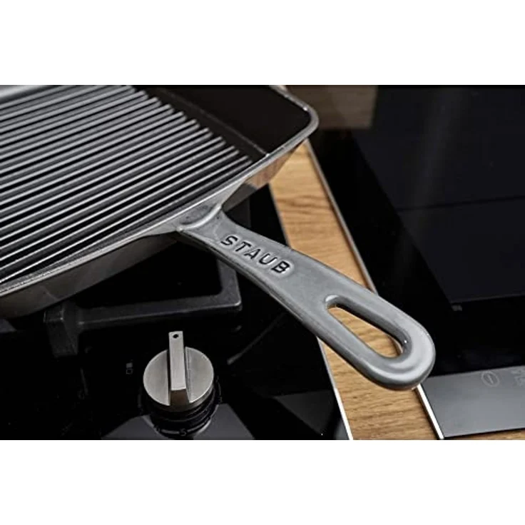Staub Bbq 26 x 26 cm Grillpfanne aus Graphitgusseisen – Bild 4