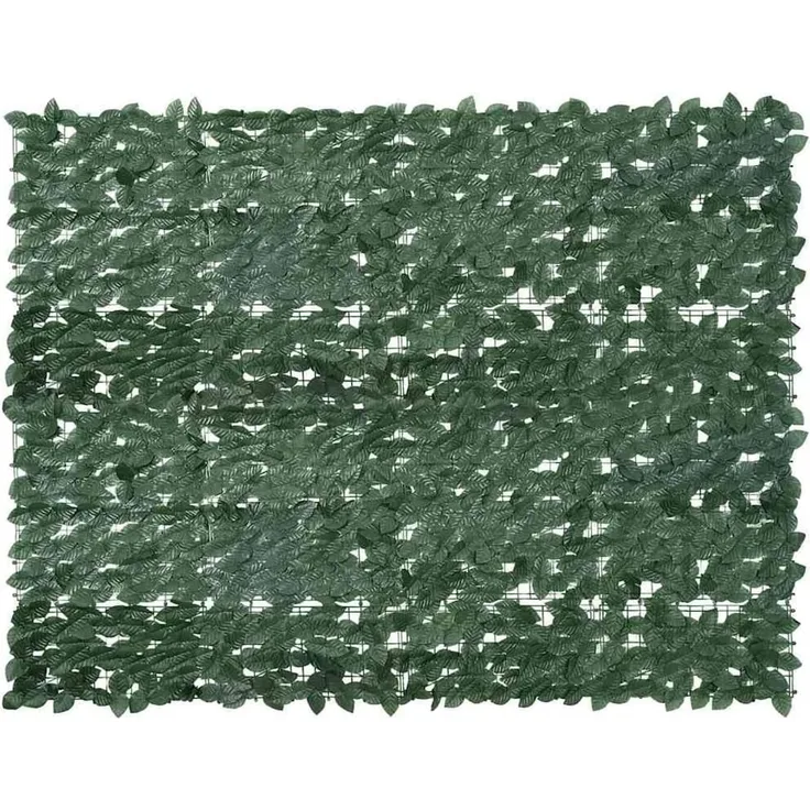 vidaXL Balkon-Sichtschutz mit Dunkelgrünen Blättern 200x150 cm 367842