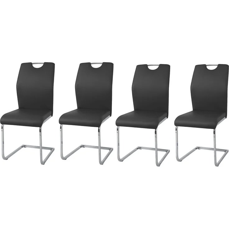 HTI-Living Nelly Esszimmerstuhl 4er Set Schwarz – Bild 2