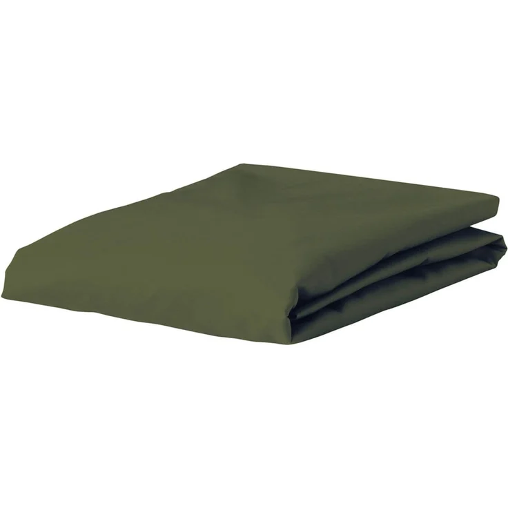 Essenza Spannbettlaken The Perfect Organic Jersey, Forest green, 180x200 - 200x220 cm