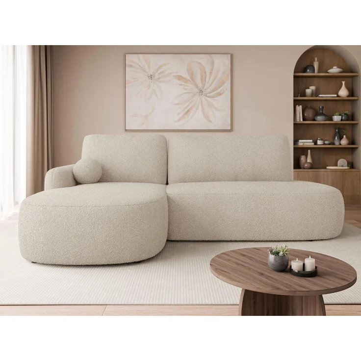 Mirjan24 Ecksofa Loridu O (Farbe: Baloo 2074, Seite: Links), 90 x 174 x 274 cm – Bild 2
