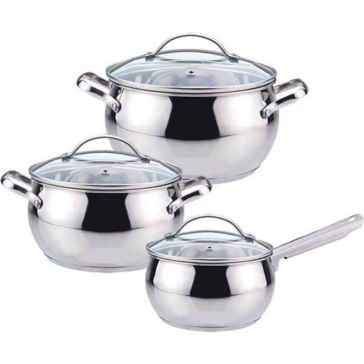 Maestro Maestro 6-teiliges Kochgeschirr-Set 1,5 l 4 l 5 l MR35016L