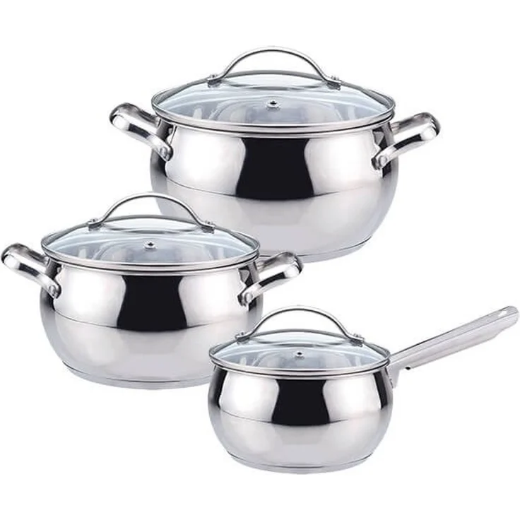 Maestro Maestro 6-teiliges Kochgeschirr-Set 1,5 l 4 l 5 l MR35016L