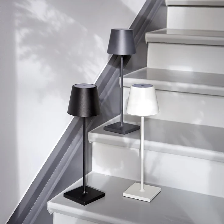 SIGOR LED Tischleuchte Akku-Tischleuchte, Dimmbar, LED fest integriert, Warmweiß – Bild 7