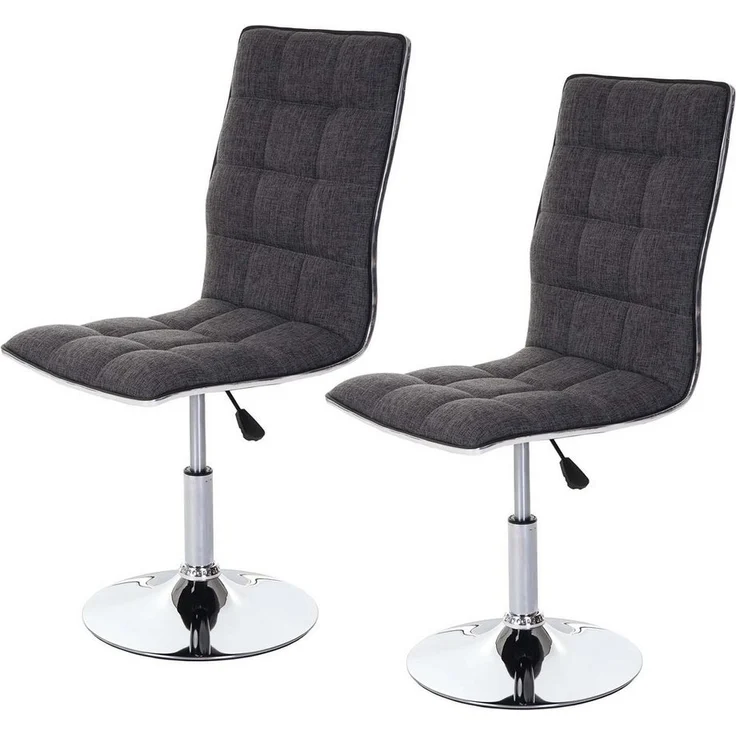 MCW Esszimmerstuhl MCW-C41-2-h Stoff (Set, 2 St), 2er-Set, 360° drehbar, Sitzhöhe variabel verstellbar, Fußbodenschoner – Bild 5