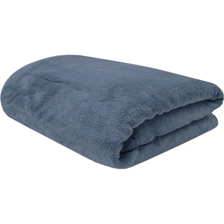 ZOLLNER Kuscheldecke, 150x200 cm, blau (dunkelblau) – Bild 1