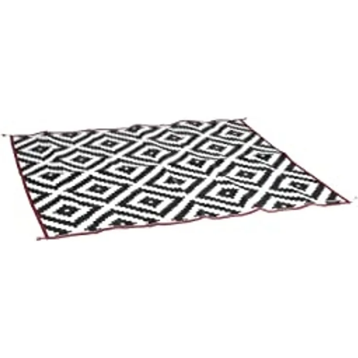 Bo-Camp Außenteppich Chill mat Lounge 2,7x2 m Schwarz und Weiß