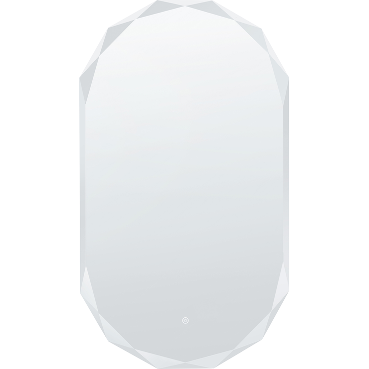 LED-Badezimmer-Spiegel ANIZY 62 cm 110 cm Weiß