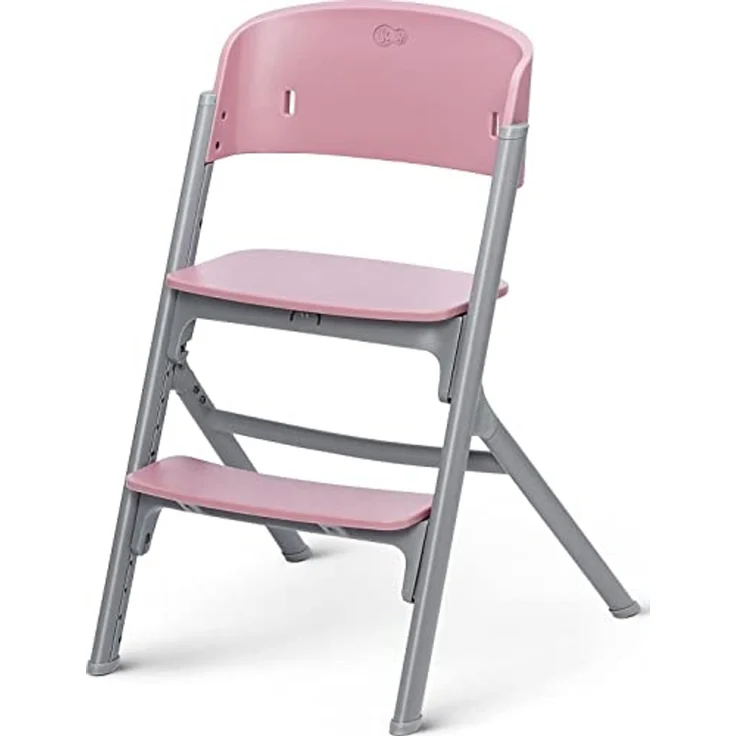 Kinderkraft Kinderhochstuhl Treppenhochstuhl höhenverstellbar LIVY aster pink – Bild 2