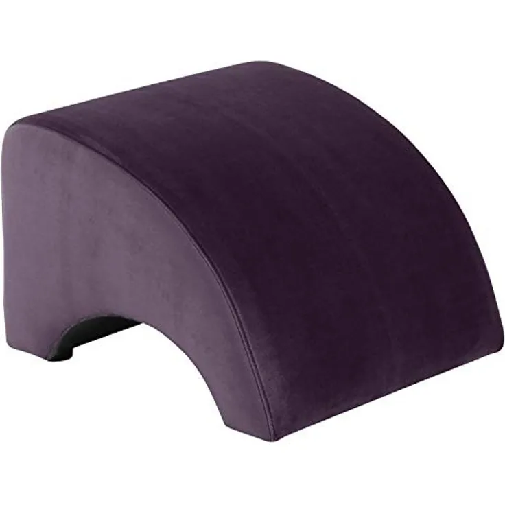 Brandford Hocker Samtvelours Purple Kunststoff