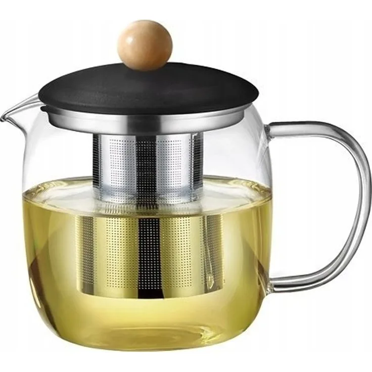 Florina Kanne mit Aufgusseinsatz RENNE 1 0 L Glas (Sieb Glashalter)