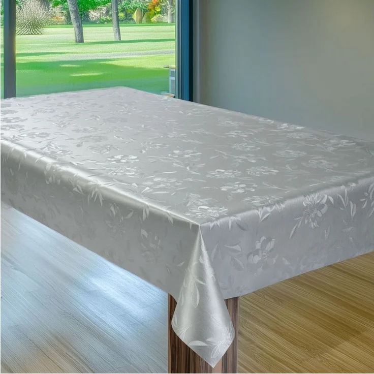 laro Tischdecke Wachstuchtischdecke Floral Classic PVC Eckig – Bild 4