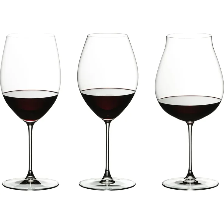 Riedel Veritas Verkostungsset Rotwein, 4-tlg, Rotweinglas, Weinglas, Verkostungsglas, Hochwertiges Glas, 5449/74