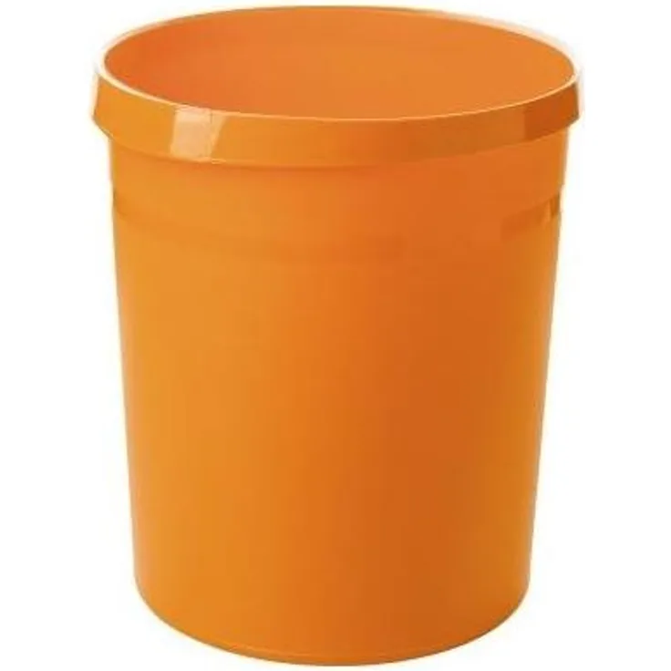 Han Papierkorb Grip 18 Liter mit 2 Griffmulden Trend Colour orange