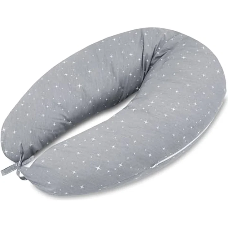 Totsy Baby Seitenschläferkissen Schlafkissen für Seitenschläfer 190 cm - Kuschelkissen Pregnancy Pillow Pillows for Sleeping Lagerungskissen Langes Kissen mit Bezug Oeko-Tex – Bild 2