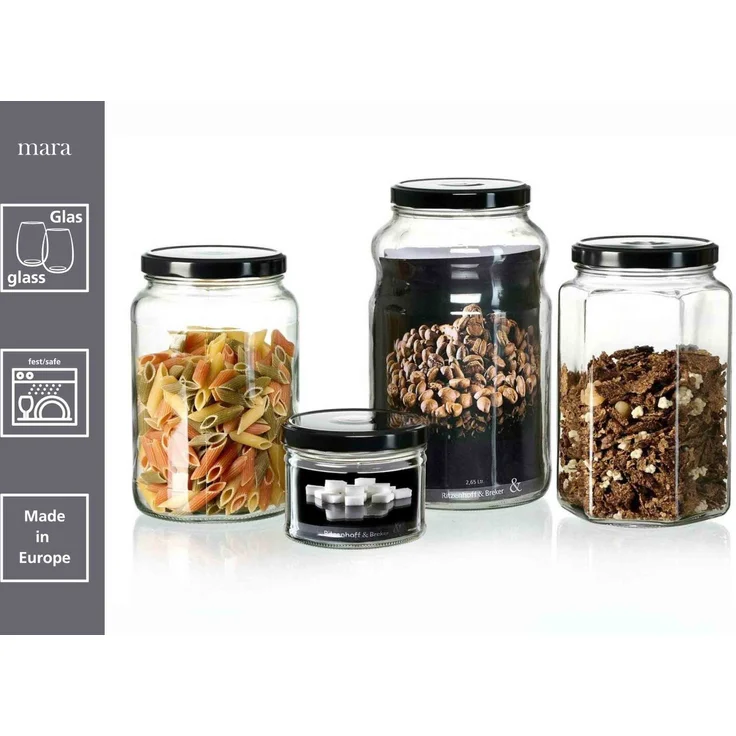 Ritzenhoff & Breker Mara Vorratsglas 2,65 l 3er Set – Bild 2