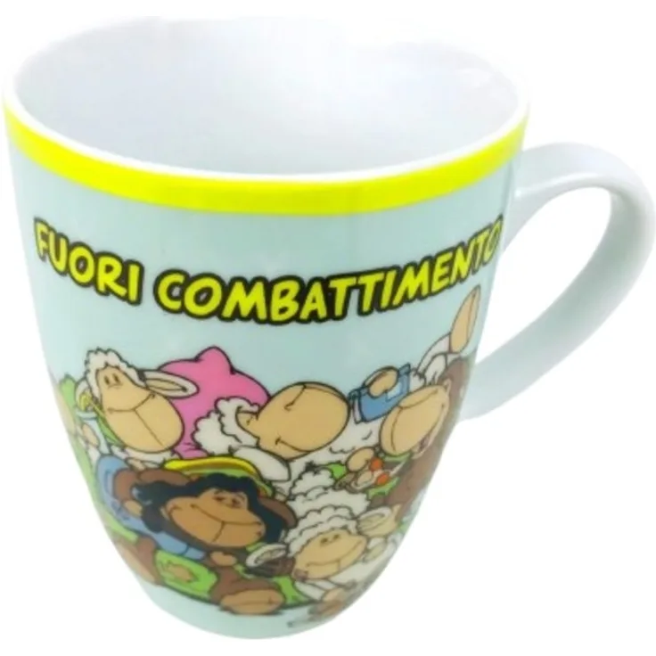 Nici Tasse Tasse Nici Tasse Schaf Fuori Combattimento Kaffeetasse, Porzellan