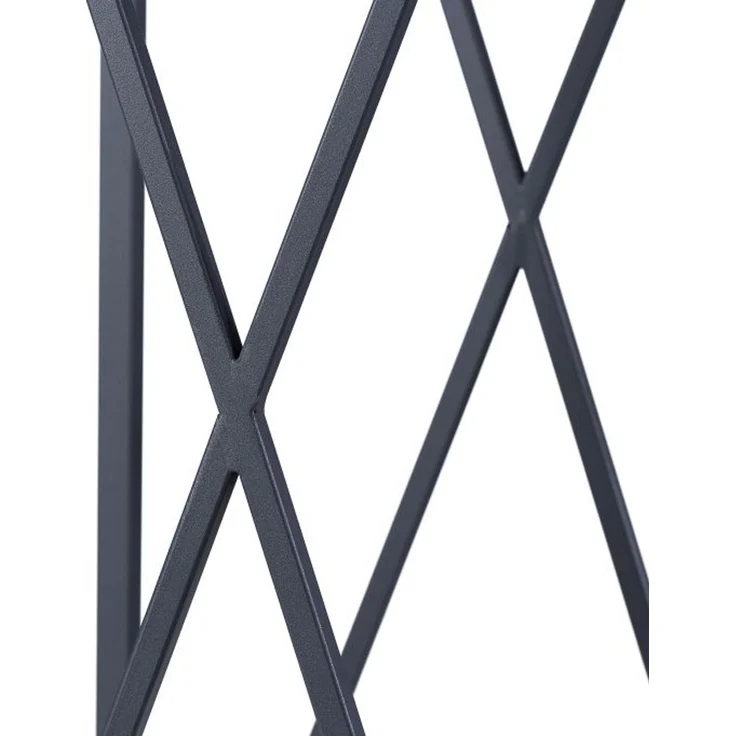 Relaxdays Graues Kaminholzregal aus Metall – Bild 6