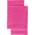 REDBEST Gästehandtuch Gästetuch "Chicago" 2er-Pack, Frottier (2-St), Walk-Frottier Uni