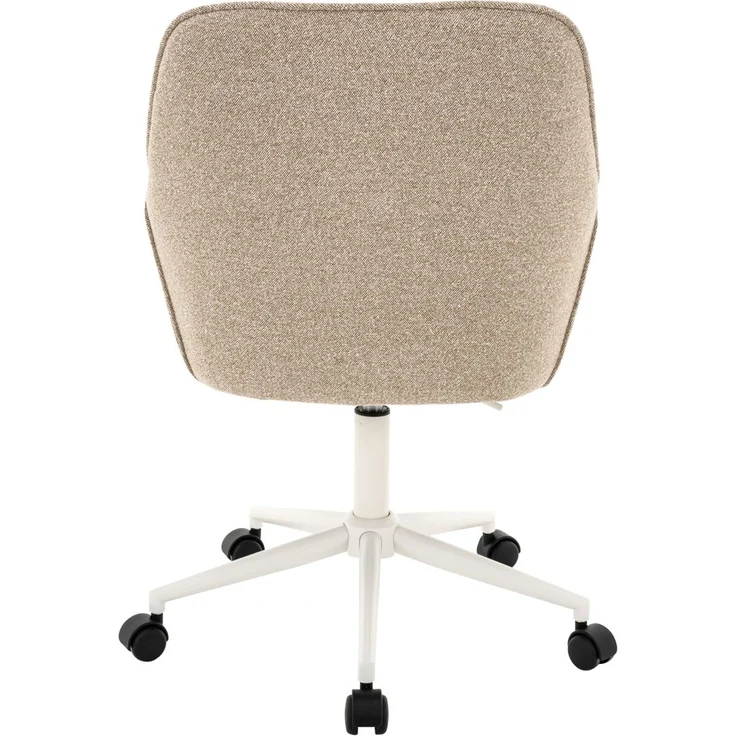 XORA 'MARTHA' Drehstuhl, Webstoff natur, 57 x 100 x 62 cm, höhenverstellbar und 120 kg belastbar – Bild 3
