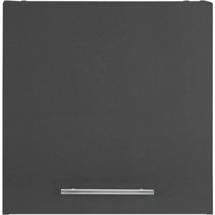 Hängeschrank >LAUNDREEZY< in Anthrazit, Holzwerkstoff - 50x50x31cm (BxHxT) – Bild 2