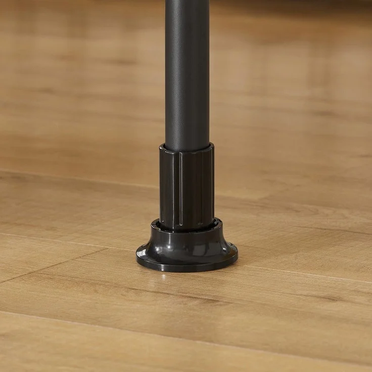 SoBuy KLS03-SCH Garderobenständer, Metall, Pulverbeschichtung, Schwarz, 62 x 200 x 75 cm – Bild 8