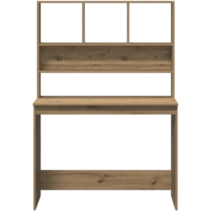 vidaXL Schreibtisch mit Regal Artisan-Eiche 102x45x148cm Holzwerkstoff 855835 – Bild 6
