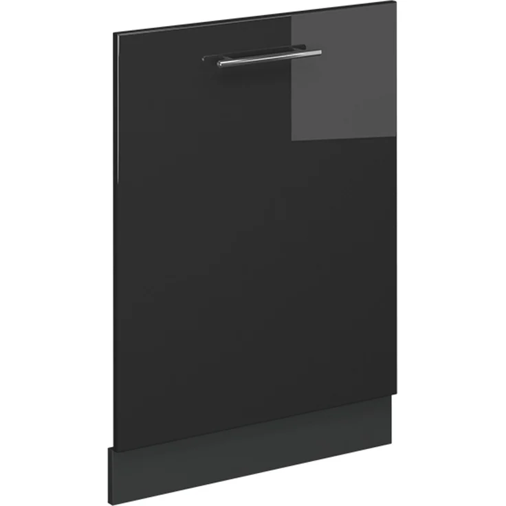 Geschirrspülblende Fame-Line Anthrazit Hochglanz 60 cm ohne Arbeitsplatte Vicco – Bild 1