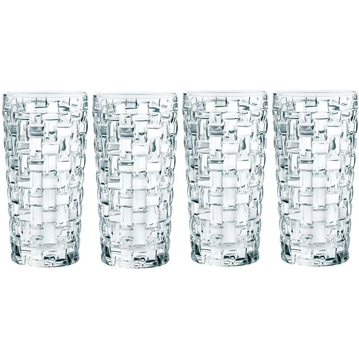 Nachtmann Bossa Nova Gläserset 8-tlg, 4 Longdrinkgläser + 4 Whiskygläser, Kristallglas