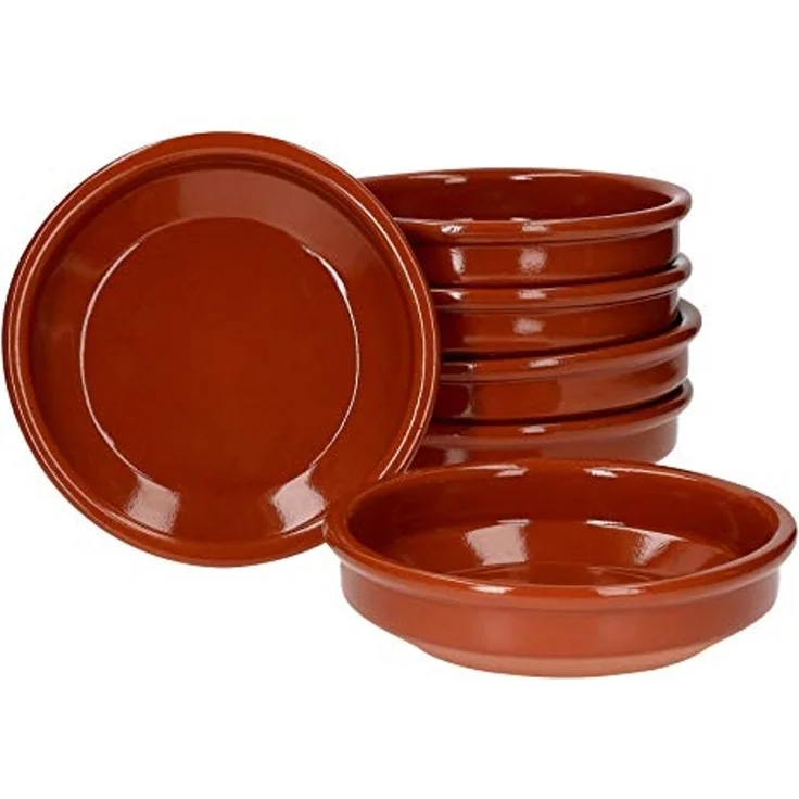 MamboCat Tapas-Schale 6er Set Cazuela Ton-Schale Bruno Ø 16cm Größe M Mittelalter, Ton – Bild 1