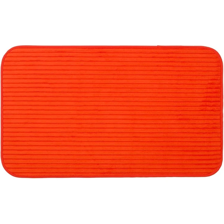 Gözze Badematte Berlin, Höhe 7 mm, rutschhemmend beschichtet, fußbodenheizungsgeeignet, Polyester, rechteckig, Badteppich, Uni Farben, Cord Optik, waschbar – Bild 2