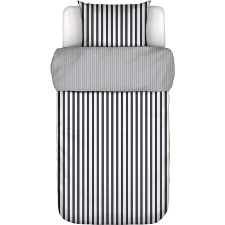 Marc O'Polo Home Bettwäsche Classic Stripe 135 x 200 cm, Navy, Satin, 2 teilig – Bild 2