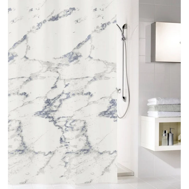 Kleine Wolke Duschvorhang Marble Breite 120 cm (1-tlg), mit Beschwerungsband – Bild 2