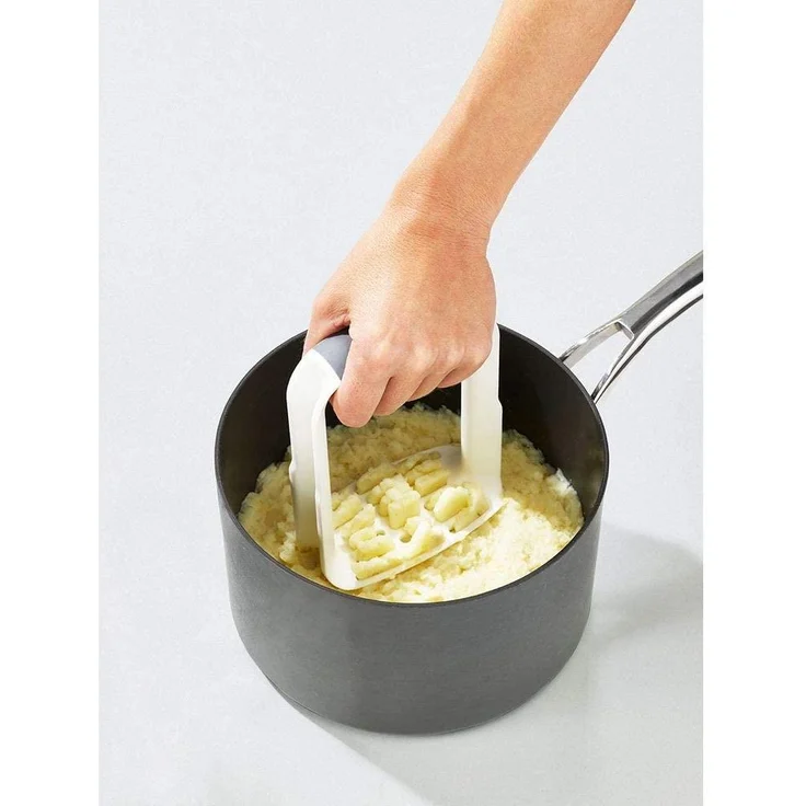 JosephJoseph Easy-Mash Ergonomischer Kartoffelstampfer Weiß – Bild 5