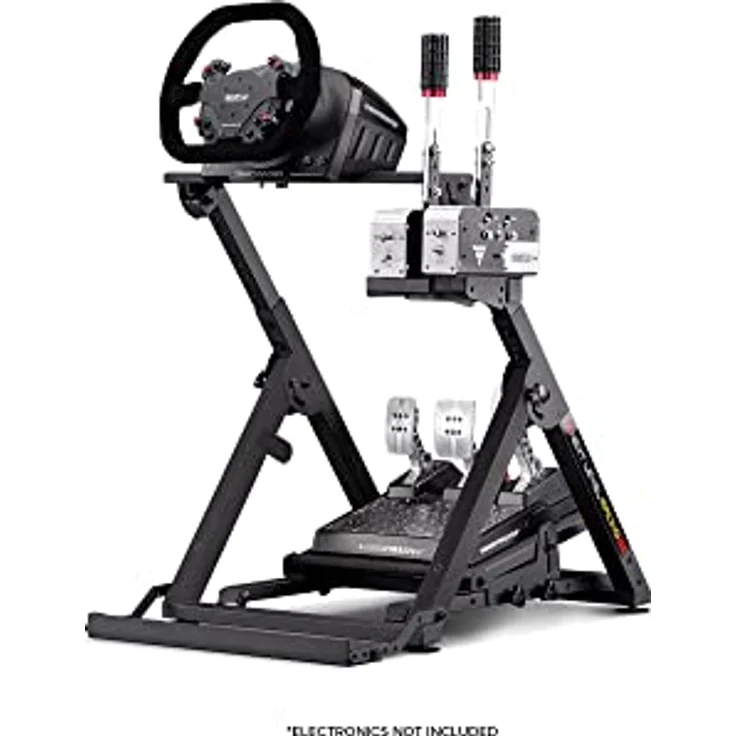 Next Level Racing F-GT LITE Sim-Racing-Cockpit, tragbares Renn-Cockpit mit verstellbaren Positionen für bis zu 130 kg, kompatibel mit Logitech®, Thrustmaster® und Fanatec® – Bild 2