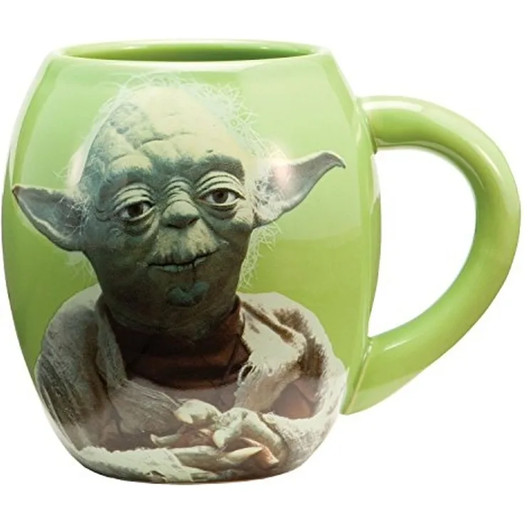 Joy Toy 99068 Star Wars Yoda Keramik Tasse, 11 cm, 532 ml