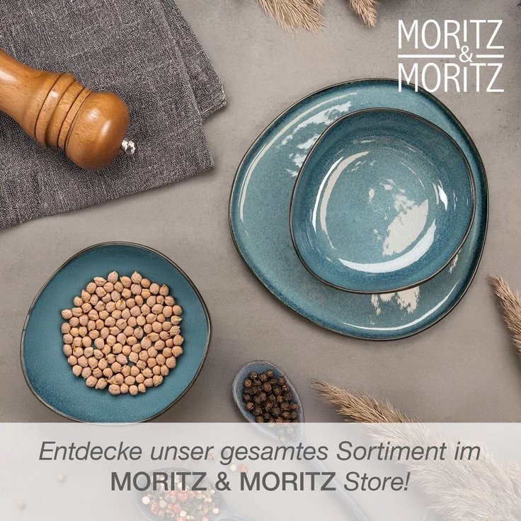 Moritz & Moritz ORGANIC Servierschale 2er - Blau – Bild 7