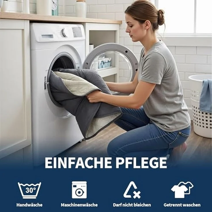 M MCombo Sesselschoner für Relaxsessel C1833 (Dunkelgrau/Mikrofaser) – Bild 7