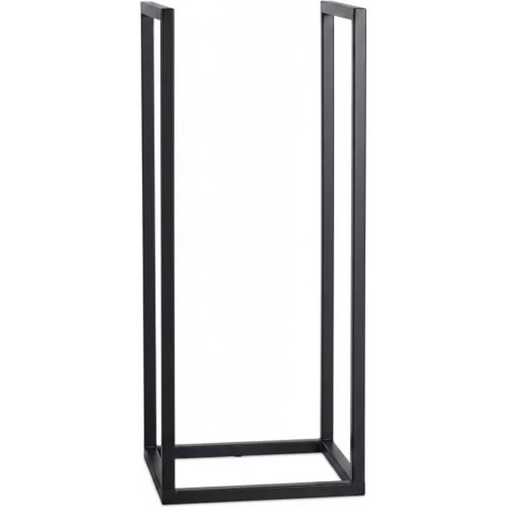 Relaxdays Schwarzes Kaminholzregal aus Metall – Bild 9
