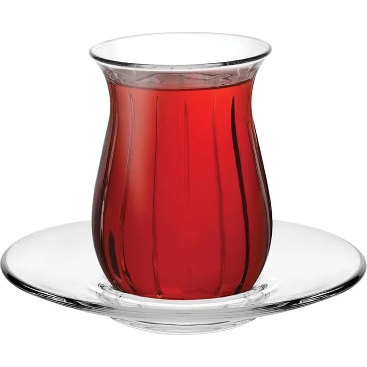 Pasabahce Teegläser Teeglas Set 12 teilig 138cc Spülmaschinengeeignet Cay Bardagi Set – Bild 2