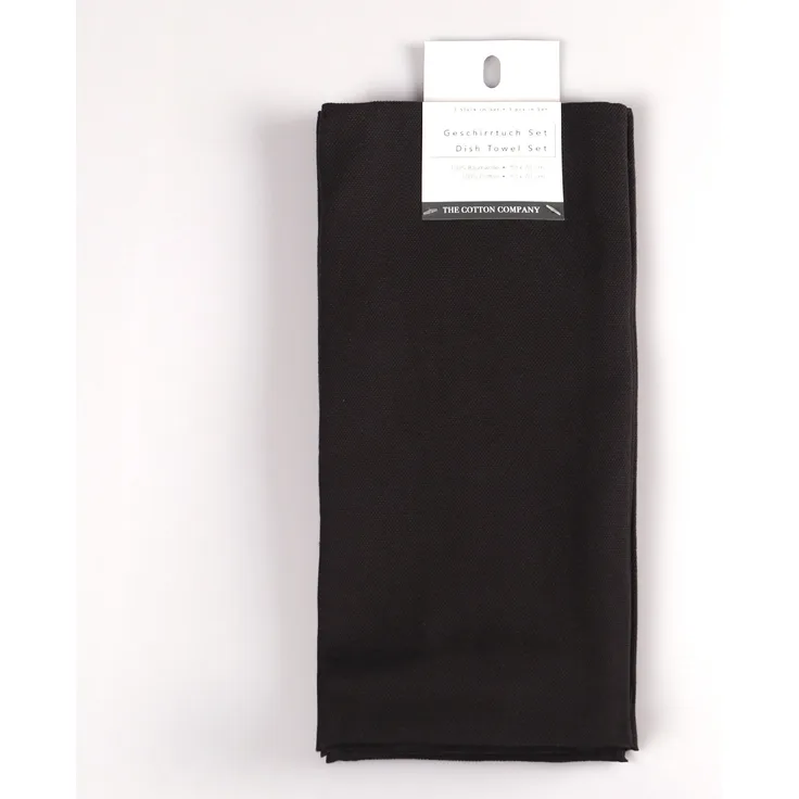 SANSIBAR Geschirrtuch-Set LB 70x50 cm grau