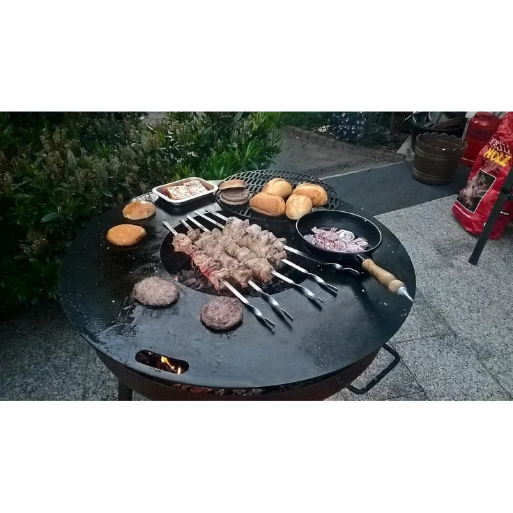Czaja Grillplatte Grillplatte 85 cm für Feuerschale - 5 mm stark Universal Feuerplatte – Bild 6