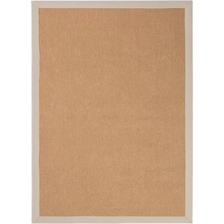 carpetfine Sisalteppich Sisal, rechteckig, Höhe: 5 mm, mit farbiger Bordüre, Anti Rutsch Rückseite – Bild 4